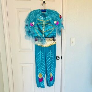 Princess Jasmine of Aladdin Teal and Gold 3-Piece Costume Set